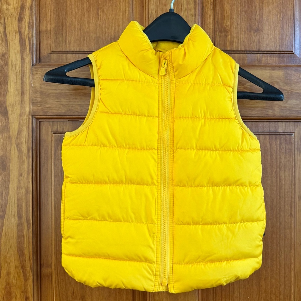 GAP Kids Yellow Puffer Vest
